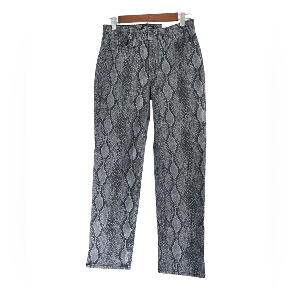 NWT NYDJ Slim Straight Ankle in Snakeskin